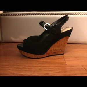 Franco Sarto wedge open toe heel Size 8 Women’s